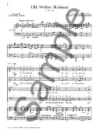 J. Michael Diack/Hely-Hutchinson: Old Mother Hubbard (noty na sborový zpěv SATB, klavír)