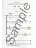 Tarik O'Regan: Triptych (Vocal Score) (noty na sborový zpěv SATB, klavír)