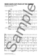 Ella Fitzgerald: When Santa Got Stuck Up The Chimney (noty na sborový zpěv SATB, klavír) - SADA 5 ks