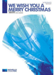 We Wish You A Merry Christmas (noty na sborový zpěv SATB, klavír) - SADA 5 ks