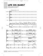 David Bowie: Life On Mars? (noty na sborový zpěv SATB, klavír) - SADA 5 ks