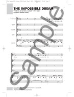 Mitch Leigh/Joe Darion: The Impossible Dream (noty na sborový zpěv SATB, klavír) - SADA 5 ks