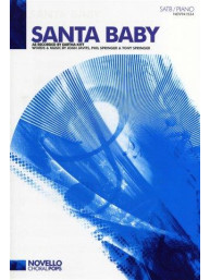 Eartha Kitt: Santa Baby (noty na sborový zpěv SATB, klavír) - SADA 5 ks