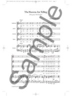 Josef Haydn: The Heavens are Telling - The Creation (New Engraving/Piano) (noty na sborový zpěv SATB, klavír) - SADA 5 ks
