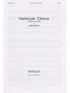 Beethoven: Hallelujah Chorus (Novello Edition) (noty na sborový zpěv SATB, klavír) - SADA 5 ks
