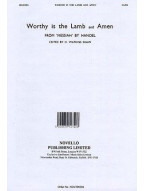 G.F. Handel: Worthy Is The Lamb And Amen (noty na sborový zpěv SATB, klavír) - SADA 5 ks