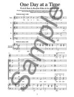 Kris Kristofferson/Marijohn Wilkin: One Day At A Time (noty na sborový zpěv SATB, klavír) - SADA 5 ks