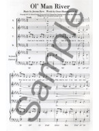 Jerome Kern/Oscar Hammerstein: Ol' Man River (noty na sborový zpěv SATB, klavír) - SADA 5 ks