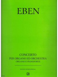 Petr Eben: Koncert pro varhany a orchestr (noty na varhany, klavír)