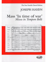 Joseph Haydn: Mass In Time Of War (Vocal Score Ed. Pilkington) (noty na sborový zpěv SATB, klavír)
