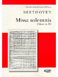 Beethoven: Missa Solemnis (Vocal Score) (noty na sborový zpěv SATB, klavír)