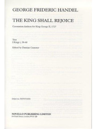 G.F. Handel: The King Shall Rejoice (noty na sborový zpěv SATB, klavír)
