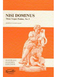 G.F. Handel: Nisi Dominus (Three Vesper Psalms No.3) (noty na sborový zpěv SATB, klavír)
