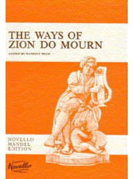 G.F. Handel: The Ways Of Zion Do Mourn (Vocal Score) (noty na sborový zpěv SATB, klavír)