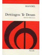 G.F. Handel: Dettingen Te Deum (noty na sborový zpěv SATB, klavír)