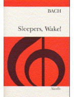 Bach: Sleepers, Wake! (noty na sborový zpěv SATB, klavír)