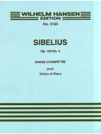 Jean Sibelius: Dance Champetre No.4 Op.106 No.4 (noty na housle, klavír)