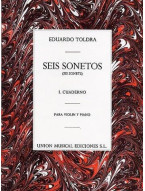 Eduardo Toldra: Seis Sonetos Volume 1 (noty na housle, klavír)