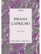 Isaac Albeniz: Pavana - Capricho Op.12 (noty na housle, klavír)