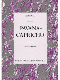 Isaac Albeniz: Pavana - Capricho Op.12 (noty na housle, klavír)