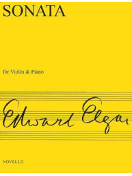 Edward Elgar: Sonata For Violin And Piano (E Minor) (noty na housle, klavír)