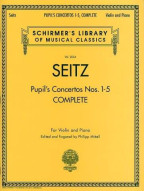 Friedrich Seitz: Complete Pupil’s Concertos Nos.1-5 (noty na housle, klavír)