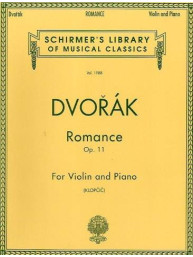 Antonín Dvořák: Romance For Violin And Piano Op.11 (noty na housle, klavír)
