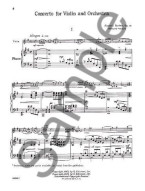 Samuel Barber: Concerto For Violin And Orchestra (noty na housle, klavír)