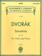 Antonín Dvořák: Sonatina 'Indian Lament' For Violin And Piano Op.100 (noty na housle, klavír)