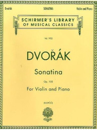 Antonín Dvořák: Sonatina 'Indian Lament' For Violin And Piano Op.100 (noty na housle, klavír)