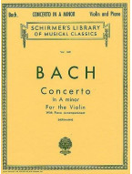 J.S Bach: Violin Concerto No.1 In A Minor BWV1041 (noty na housle, klavír)