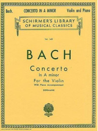J.S Bach: Violin Concerto No.1 In A Minor BWV1041 (noty na housle, klavír)