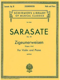 Pablo De Sarasate: Zigeunerweisen (Gypsy Airs) Op.20 (noty na housle, klavír)