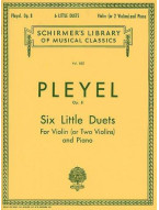 Ignaz Pleyel: Six Little Duets For Violin and Piano Op.8 (noty na housle, klavír)