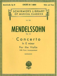 Felix Mendelssohn: Concerto In E Minor Op.64 (noty na housle, klavír)