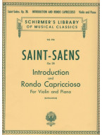 Camille Saint-Saens: Introduction And Rondo Capriccioso Op.28 (noty na housle, klavír)