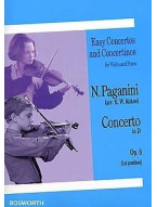 Niccolo Paganini: Violin Concerto in D Op.6 (1st Position) (noty na housle, klavír)