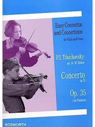 Petr Iljič Čajkovskij: Violin Concerto In D (Op.35) (noty na housle, klavír)