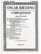 Oskar Rieding: Gypsies' March Op.23 No.2 Violin And Piano (noty na housle, klavír)