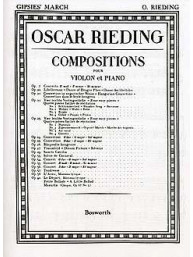 Oskar Rieding: Gypsies' March Op.23 No.2 Violin And Piano (noty na housle, klavír)
