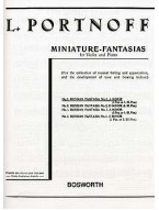 Leo Portnoff: Russian Fantasia No.1 in A Minor (noty na housle, klavír)