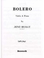 Jeno Hubay: Bolero Op.51 No.3 (noty na housle, klavír)