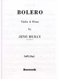 Jeno Hubay: Bolero Op.51 No.3 (noty na housle, klavír)