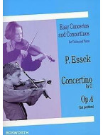 Paul Essek: Concertino in G Op.4 (noty na housle, klavír)
