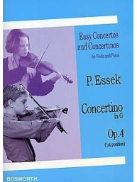 Paul Essek: Concertino in G Op.4 (noty na housle, klavír)
