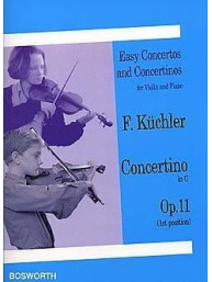Ferdinand Kuchler: Concertino In G Op.11 (noty na housle, klavír)