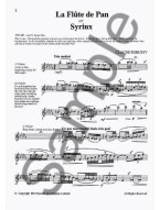 Claude Debussy: Syrinx (La Flute De Pan) Ed. Trevor Wye (noty na příčnou flétnu)