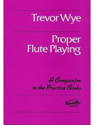 Trevor Wye: Proper Flute Playing (noty na příčnou flétnu)