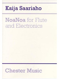 Kaija Saariaho: NoaNoa for Flute and Electronics (noty na příčnou flétnu)