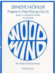 Kohler: Progress In Flute Playing Op.33 Book 3 (noty na příčnou flétnu)